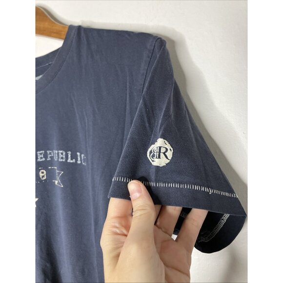 Banana Republic Women's Small T-Shirt Navy Blue - Picture 5 of 7